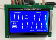 STN 7 Segmen Layar LCD Panel White LED Chip PCB Board ISO14001 Disetujui